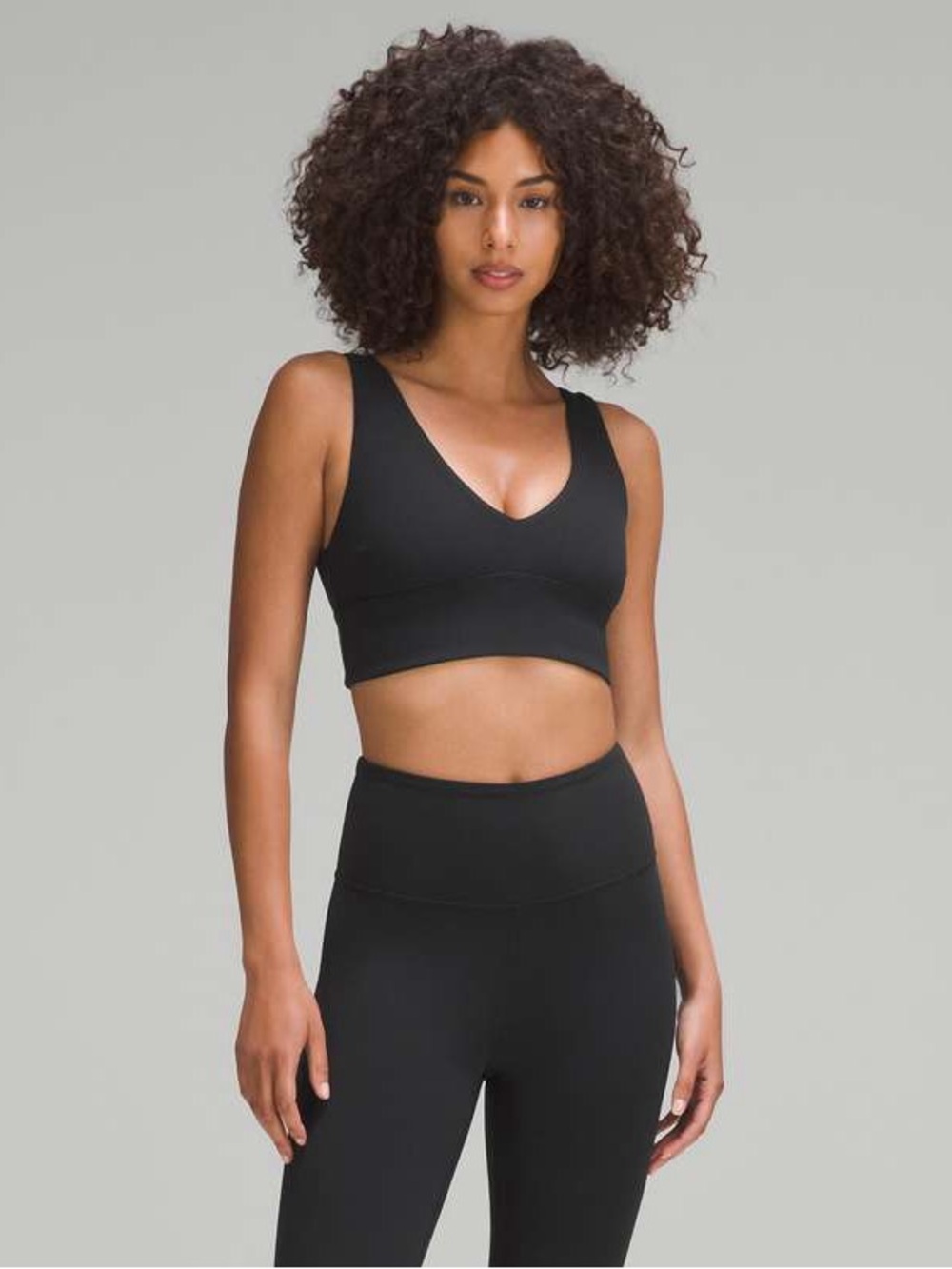 LULULEMON Align V-Neck Sports Bra in Black